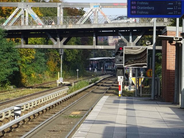 駅から見える線路